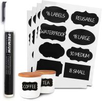 Premium etiketter maxi med griffelyta 104 st